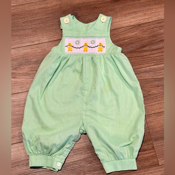 Beaux et Belles Bottoms Boys 8 Months2t Beaux Et Belles Green Duck